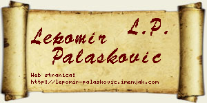 Lepomir Palasković vizit kartica